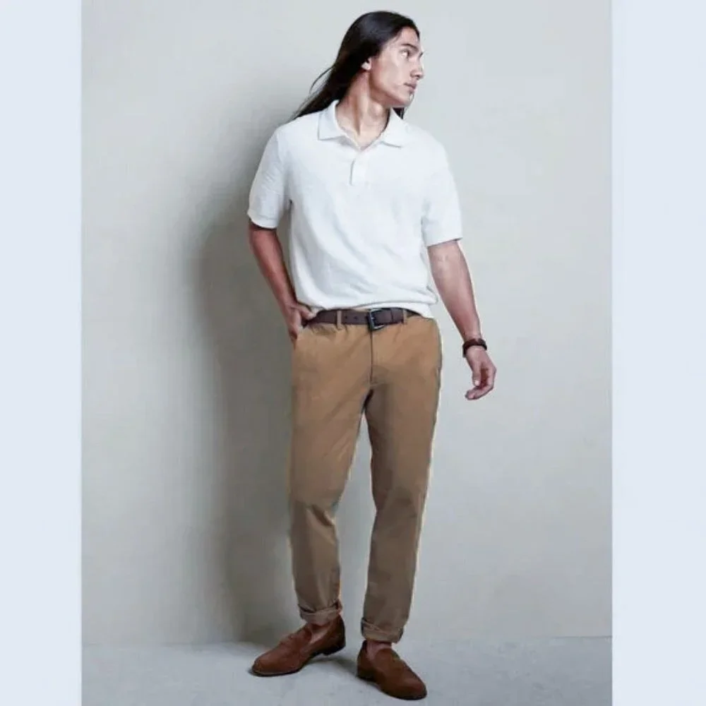 New Banana Republic Slim Fit Lived-In Chino 34x32